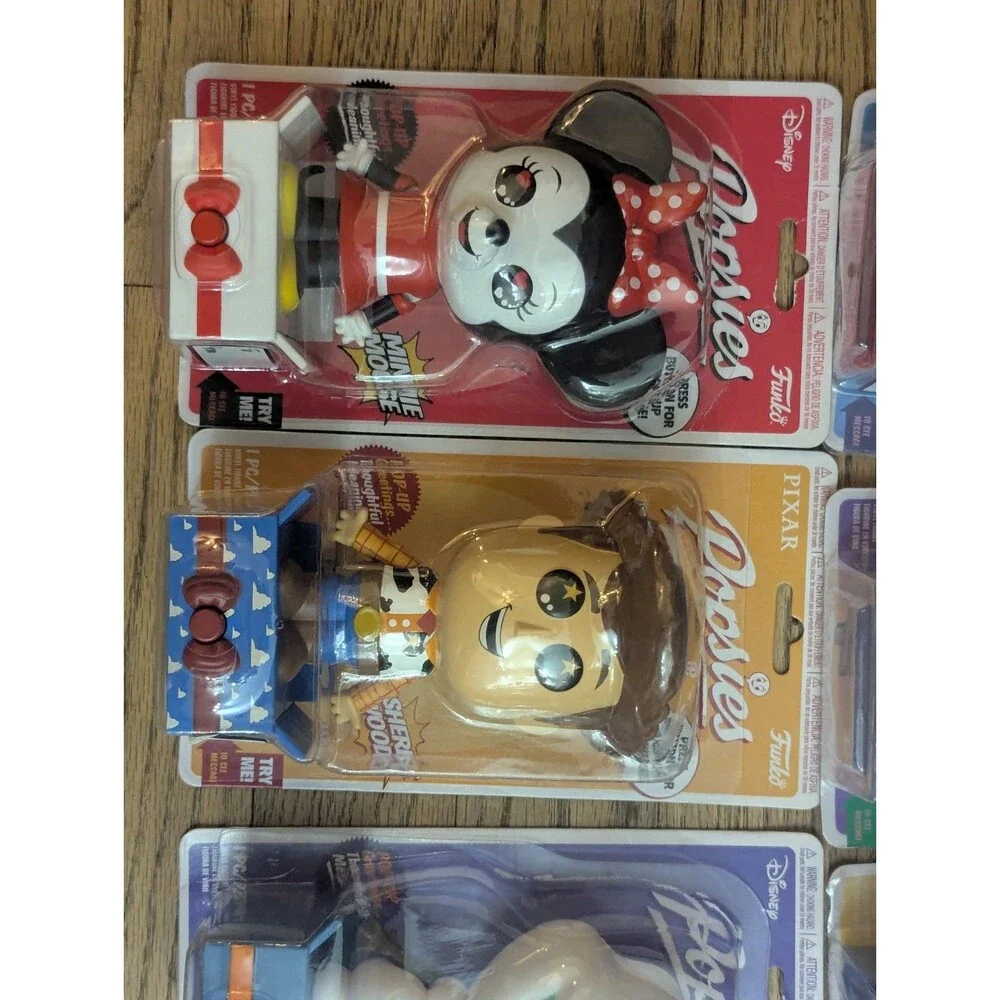 Funko Popsies Lot of 7 Disney Pixar DC Wonder Woman Stitch Ariel Woody New